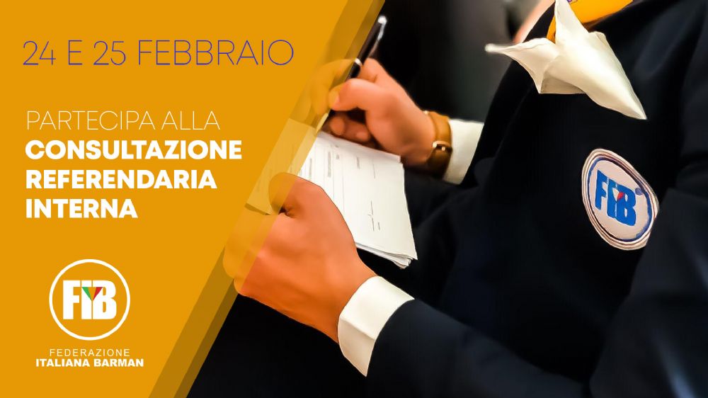 24 e 25 febbraio: partecipa alla consultazione referendaria interna