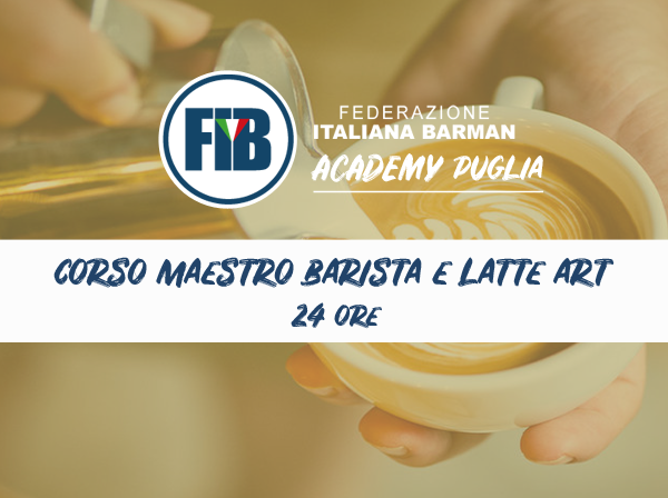 Corso mastro barista e latte art FASANO 18/02/2019