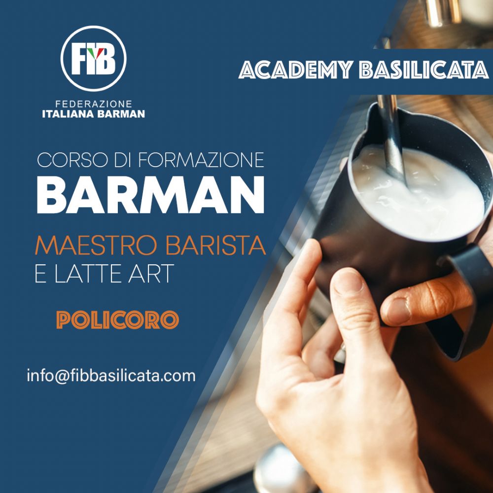 POLICORO- 12 OTTOBRE 2020- NUOVO CORSO CAFFETTERIA E LATTE ART