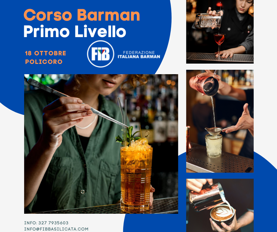 POLICORO -NUOVO CORSO BARMAN PRIMO LIVELLO