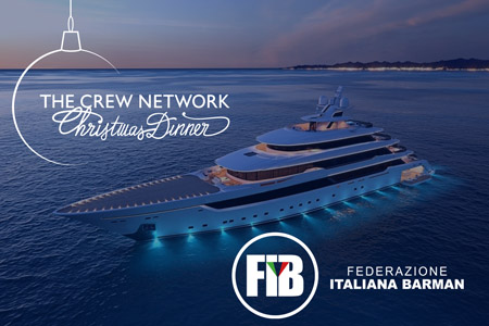 I Barman FIB all'esclusivo Party di Natale più importante d'Europa per il mondo nautico