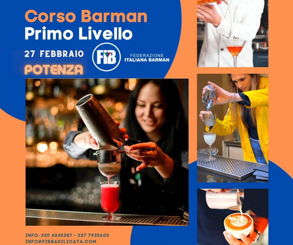 POTENZA - CORSO BARMAN PRIMO LIVELLO
